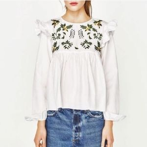 ZARA TRAFALUC COLLECTION TOP